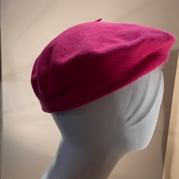 Authentic Parisian Wool Tam - Teal or Fuscia - Picture 4 of 9